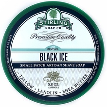 STIRLING Soap Company Mýdlo na holení STIRLING Shave soap Black ice 170 ml