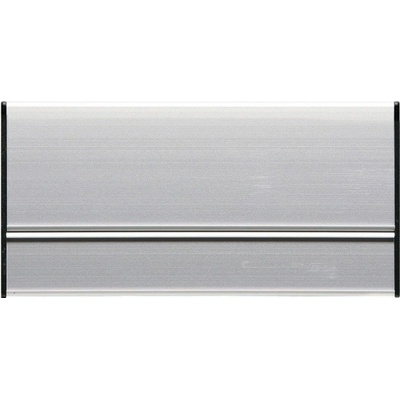 Dveřní tabulka pro papír/samolepící fólie, 187 x 93 mm, 1+1 řádky