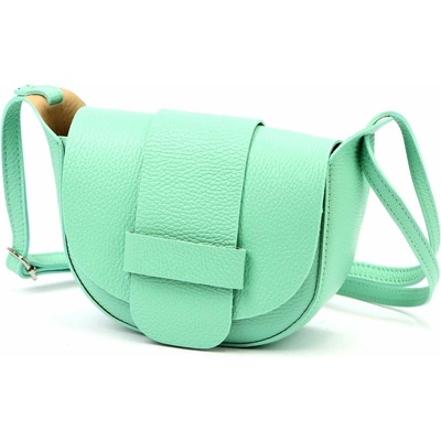 Luka dámska kožená crossbody kabelka mätová 25-049