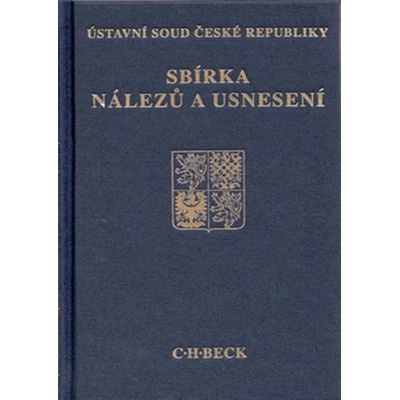 Sbírka nálezů a usnesení ÚS ČR, svazek 65 bez CD stavní soud ČR