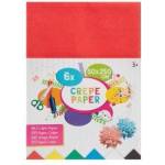 Grafix Crepepaper 50x250cm, 6 sheet