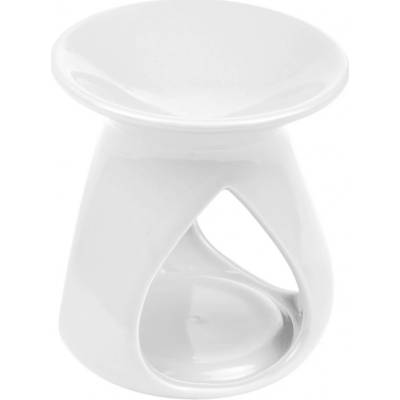 Homea aroma lampa výš. 11 cm bílá