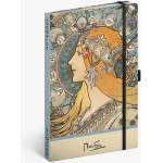Notique Бележки Алфонс Муха - Зодиак, с точки, 13 x 21 cm NOTIQUE | Lilav | Home | UNI