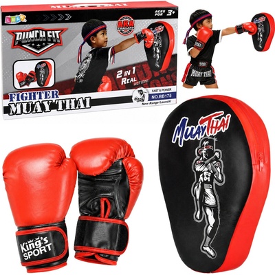 Tomido Boxerský sportovní set Rukavice Tréninková lapa 2v1 MUAY THAI – Hledejceny.cz