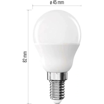 Emos LED žárovka Classic Mini Globe E14 4,2 W 40 W 470 lm neutrální bílá