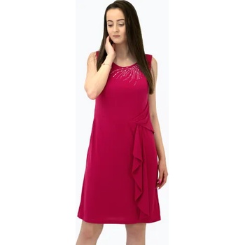 Image 1 of mar. fashion Цикламена рокля от трико без ръкав (a34)