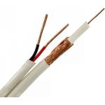  Коаксиален кабел RG59 + Захранване 2x0.75, 200м, 100% Мед (RG59/2х0.75)