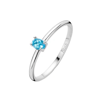 Blush Дамски пръстен от бяло злато с топаз Blush 1204WBT (1204WBT)