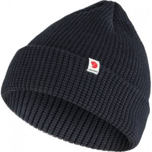 Fjällräven Зимна шапка (beanie) Fjällräven Tab Hat Beanie - Dark Navy - размер One Size (204-7472-0511)