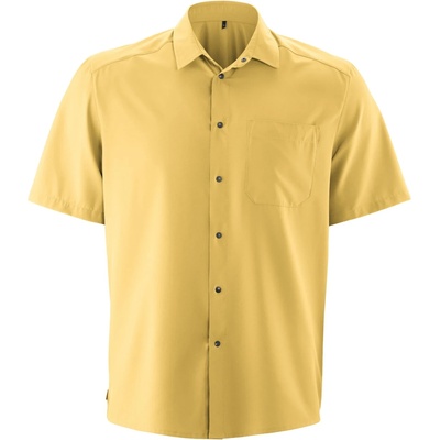 Gonso Мъжка фланелка с къс ръкав за колоездене Gonso Adventure Shirt Cycling jersey - Yellow Finch - размер XL (056-3751-0514)