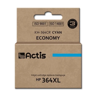 Compatible Мастило Actis KH-364CR (заместител за HP 364XL CB323EE, Standard, 12 ml, циан) (KH-364CR)