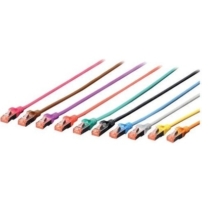 Digitus DK-1644-100 patch, S-FTP, CAT 6, AWG 27/7, LSOH, 10m, šedý