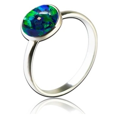 Nubis Stříbrný prsten s opálem NBP95 OP19