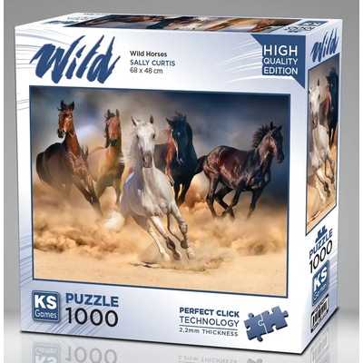 KS Games - Puzzle Wild Horses - 1 000 piese