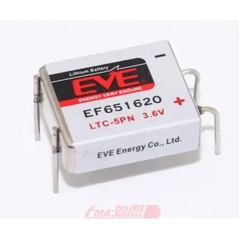Image 1 of EVE Литиево тионилхлоридна батерия LTC-5PN industrial 3, 6V 550mAh EVE BATTERY (EVE-BL-5PN-S1)