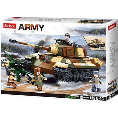 Sluban B0980 Nemecký ťažký tank Tiger II 2 v 1