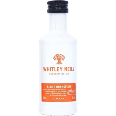 Whitley Neill Blood Orange Gin 43% 0,05 l (holá láhev)