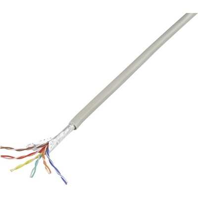Tru Components 1568142 telefonní kabel J-Y(ST)Y 6 x 2 x 0.6 mm + 3 x 2 x 0.6 mm šedá 25 m