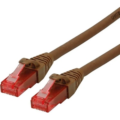 Roline Patch cable UTP Cat. 6 5m, Brown 21.15. 2585 (21.15.2585)
