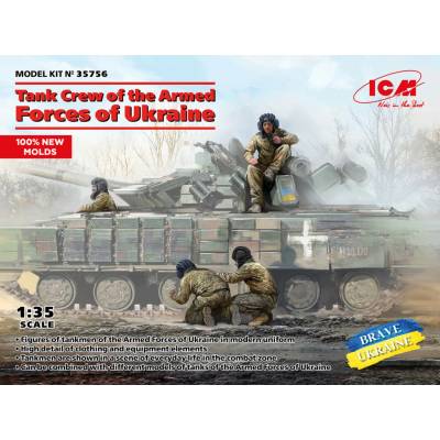 ICM Tank Crew of Armed Forces of Ukraine 4 fig. 1:35