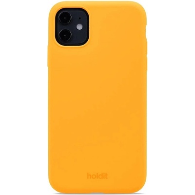 Holdit Калъф Holdit - Silicone, iPhone 11/XR, оранжев (7330985157417)