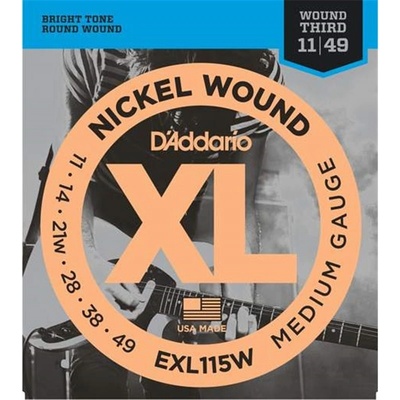 D'addario EXL115W