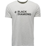 Black Diamond Мъжка тениска Black diamond Mini Stacked S/S Tee T-shirt - Nickel Heather - размер XS (216-5242-0311)