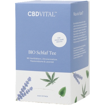 CBD VITAL Био билков чай - "Наспете се" - 20 пакетчета чай