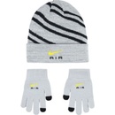 Nike multi stripe beanie set 0196327458768 Ružová