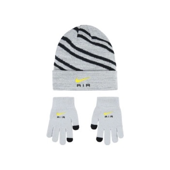 Nike multi stripe beanie set 0196327458768 Ružová