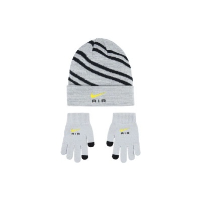 Nike multi stripe beanie set 0196327458768 Ružová