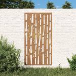 vidaXL Градинска декорация 105x55 см кортенова стомана дизайн бамбук (824481)