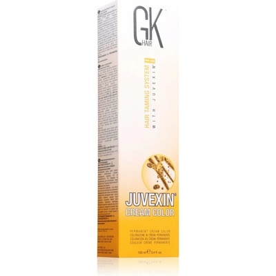 GK Hair Pro Line Hair Taming System Permanent Cream Color barvicí krém na vlasy pro profesionální použití 912 Silver Superlightener 100 ml