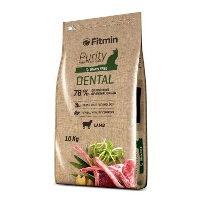 Fitmin Purity Dental kompletní krmivo pro kočky 10 kg