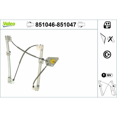 Zvedací zařízení oken VALEO 851047
