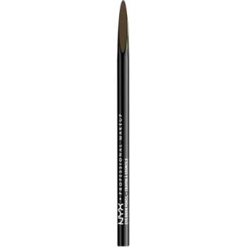 NYX Professional Makeup Precision Brow Pencil молив за вежди с четка 0.13 g нюанс 06 Black