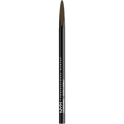 NYX Professional Makeup Precision Brow Pencil молив за вежди с четка 0.13 g нюанс 06 Black