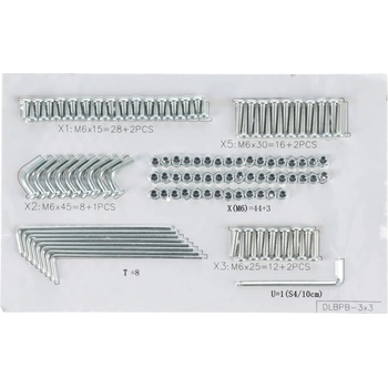Blumfeldt sada šroubů Mondo 3 x 3