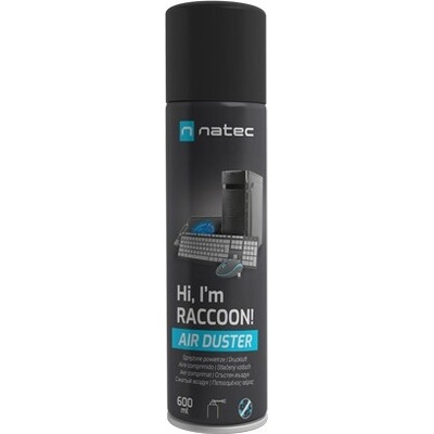 NATEC Спрей под налягане Natec Compressed Air Duster Racoon 600 ml (NSC-1763)