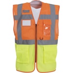 Yoko HI-VIS HVW820 / Мрежеста предпазна жилетка - HV оранжева/HV жълта XL (79W820zw304)