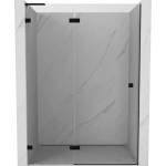 Mexen Lunar L ляви душ врати, отваряеми, 135 cm, прозрачни, черни - 834L-135-000-70-00-L (834L-135-000-70-00-L)