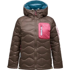 Peak Performance Дамско пухено яке Peak Performance Women's Helium Utility Down Hood Down jacket - Terrain Tan / Mountain Blush (104-5351-1015)