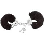  Белезници с черен пух Love cuffs