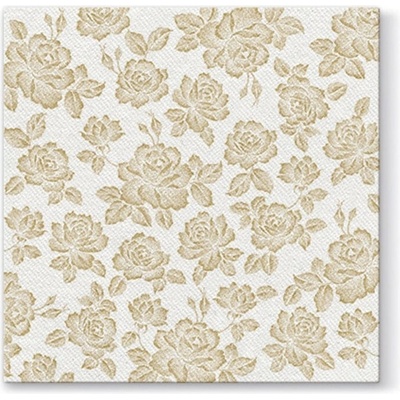 PAW Airlaid AAN004709 Subtle Roses Gold servítka 40x40cm