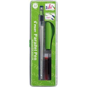 Pilot Калиграфия Писалка Parallel Pen 3, 8mm комплект черен (FP3-38-SS)