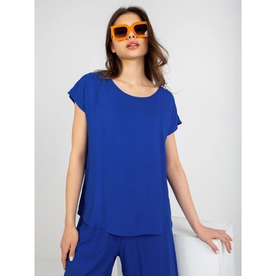 voľné tričko D73761R10978O COBALT