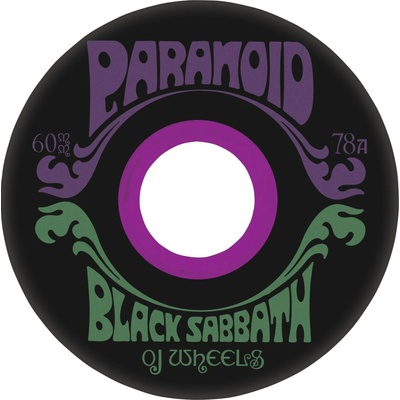 OJ Black Sabbath Paranoid Super Juice Black 163118 60mm 78A