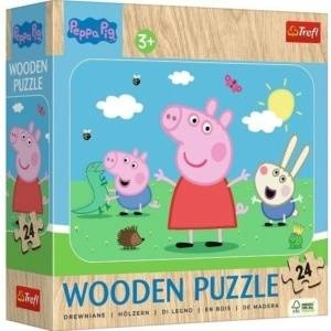 Trefl Wooden Puzzle 24 Meet Charming Peppe TREFL