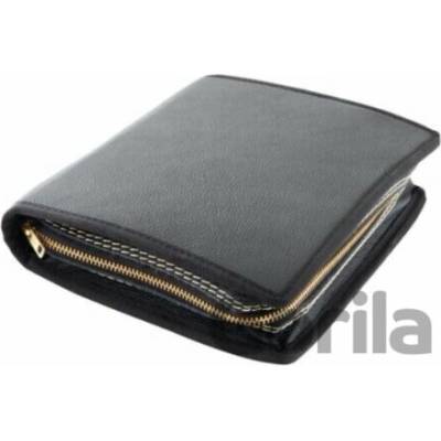 Macoli Hand Made Obal na knihu se zipem Černý kovový