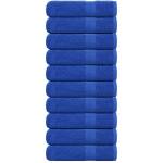 vidaXL Кърпи за ръце FROGN 10 бр. сини 50x100 см 360 г/м2 (136712)